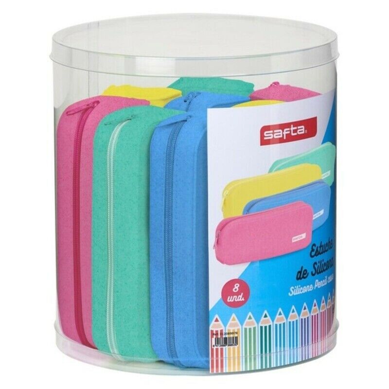 Safta|Estojo Safta Glitter Quadrado (8 Peças) Safta|Estojo Safta Glitter Quadrado (8 Peças)