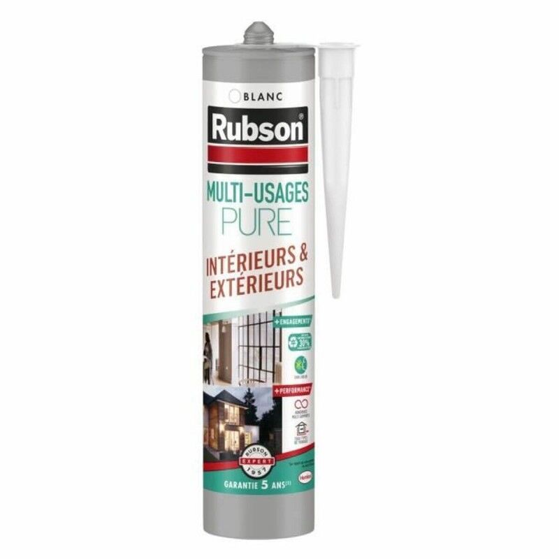 Rubson|Massa de Vidraceiro Rubson Silicone 280 ml Rubson|Massa de Vidraceiro Rubson Silicone 280 ml