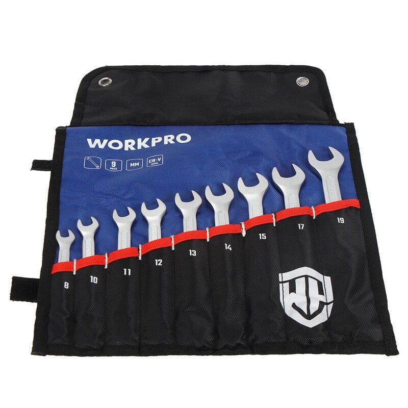 Workpro|Conjunto de chaves combinadas Workpro 9 Peças Workpro|Conjunto de chaves combinadas Workpro 9 Peças