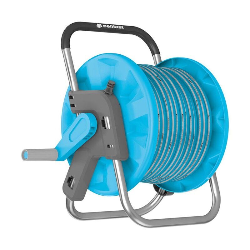 Cellfast|Carro Porta-mangueira Cellfast Aluplus Ø 12,5 mm Mangueira 20 m Cellfast|Carro Porta-mangueira Cellfast Aluplus Ø 12,5 mm Mangueira 20 m