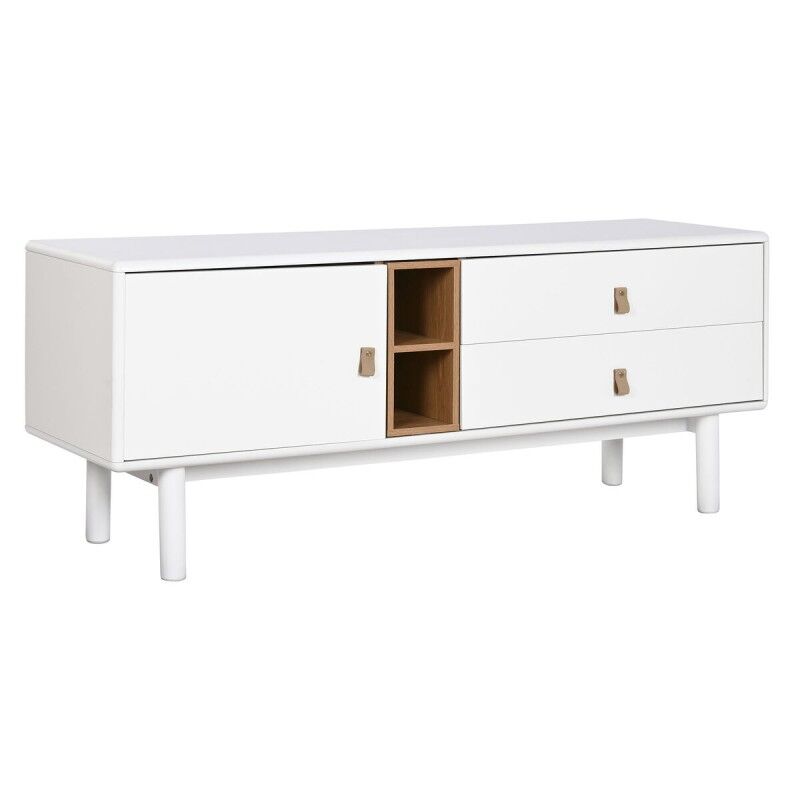 Home ESPRIT|Móvel de TV Home ESPRIT Branco Natural Polipropileno Madeira MDF 140 x 40 x 55 cm Home ESPRIT|Móvel de TV Home ESPRIT Branco Natural Polipropileno Madeira MDF 140 x 40 x 55 cm
