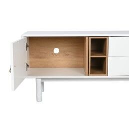 Home ESPRIT|Móvel de TV Home ESPRIT Branco Natural Polipropileno Madeira MDF 140 x 40 x 55 cm
