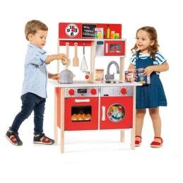 Moltó|Cozinha de Brincar Moltó 21292 Madeira Vermelho (10 pcs)