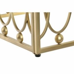 DKD Home Decor|Mesa de apoio DKD Home Decor Espelho Dourado Metal MDF (57 x 57 x 52 cm)