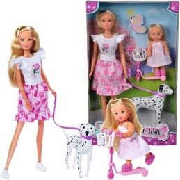 Simba|Boneca Simba Love poupée dalmatien + Evi Love