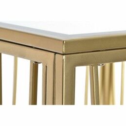 DKD Home Decor|Mesa de apoio DKD Home Decor Espelho Dourado Metal MDF (57 x 57 x 52 cm)