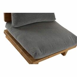 DKD Home Decor|Sofá DKD Home Decor Castanho Cinzento Poliéster Algodão Madeira Pinheiro (95 x 88 x 75 cm)