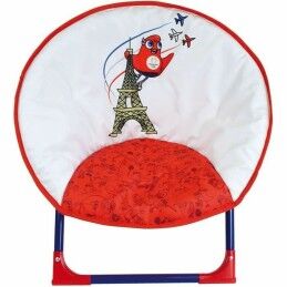 Fun House|Poltrona Infantil Fun House Paris 2024 Olympic Games Branco Vermelho