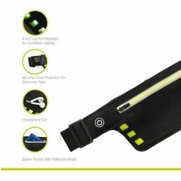 Schildkröt|Bolsa de Cintura Running Schildkröt Preto
