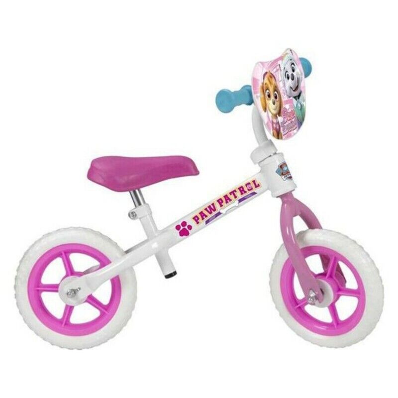 The Paw Patrol|Bicicleta Infantil Paw Patrol 10" The Paw Patrol Branco Cor de Rosa