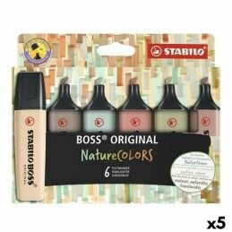 Stabilo|Conjunto de Marcadores Fluorescentes Stabilo Boss Multicolor (5 Unidades)