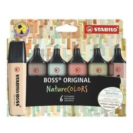 Stabilo|Conjunto de Marcadores Fluorescentes Stabilo Boss Nature Colors Multicolor (5 Unidades)