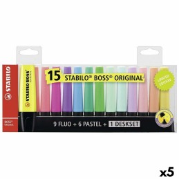 Stabilo|Conjunto de Marcadores Fluorescentes Stabilo Boss Multicolor (5 Unidades)