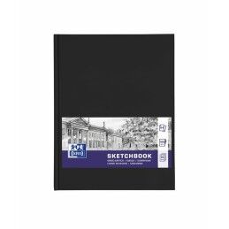 Oxford|Bloco de desenho Oxford Preto A4 96 Folhas (5 Unidades)