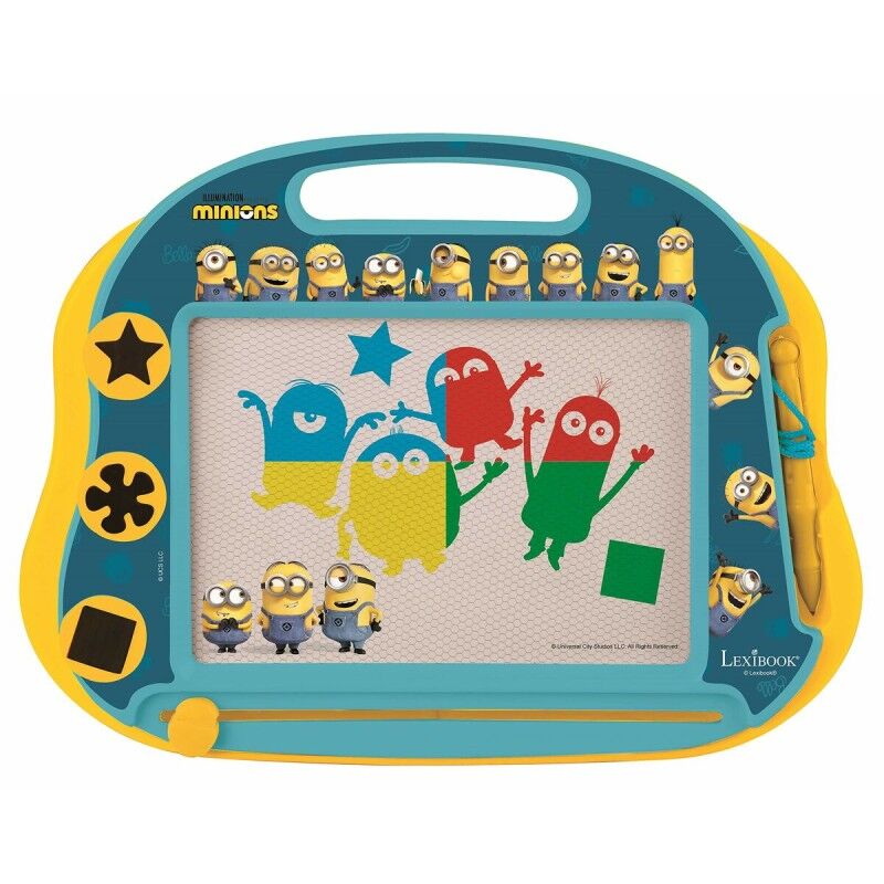 Lexibook|Quadro Mágico Lexibook Minions Amarelo Azul Lexibook|Quadro Mágico Lexibook Minions Amarelo Azul