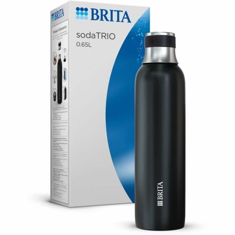 Brita|Termo Brita sodaTRIO Preto 650 ml