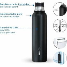 Brita|Termo Brita sodaTRIO Preto 650 ml