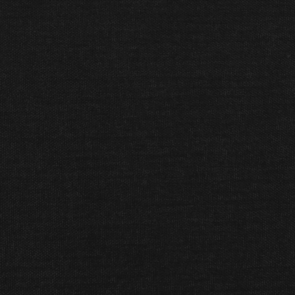 vidaXL Cabeceira de cama tecido 80x7x78/88 cm preto