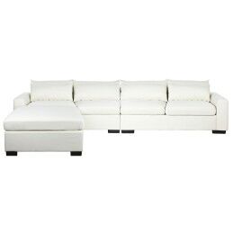 DKD Home Decor|Sofá DKD Home Decor Castanho Linho Madeira da borracha Tradicional (122 x 69 x 72 cm)