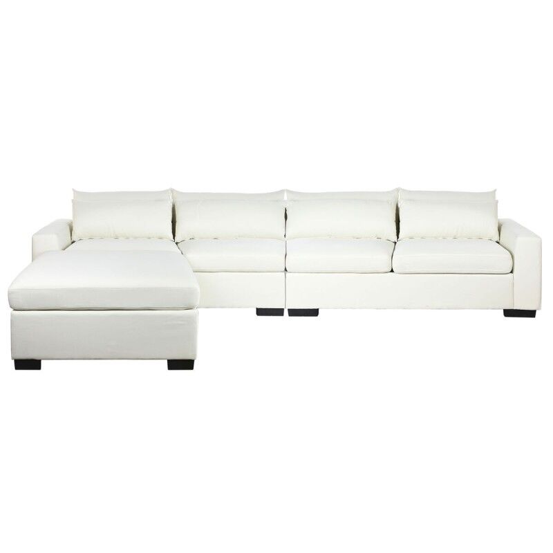 DKD Home Decor|Sofá Chaise Longue DKD Home Decor Bege Creme Madeira Moderno 386 x 218 x 88 cm DKD Home Decor|Sofá Chaise Longue DKD Home Decor Bege Creme Madeira Moderno 386 x 218 x 88 cm