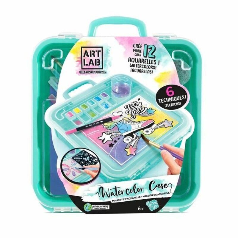Canal Toys|Conjunto de Pintura Aguarela Canal Toys Water color case Multicolor