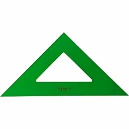 Faber-Castell|Esquadria Faber-Castell Verde 28 cm (10 Unidades)