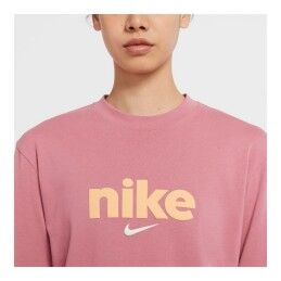 Nike|Camisola de Manga Comprida de Mulher Nike Crew Cor de Rosa
