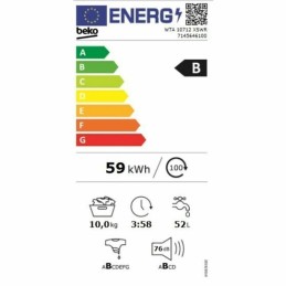 Máquina de lavar BEKO WTA 10712 XSWR 10 kg 1400 rpm