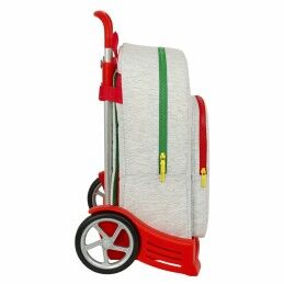 Safta|Mochila Escolar com Rodas Safta Benneton Cinzento 30 x 14 x 46 cm