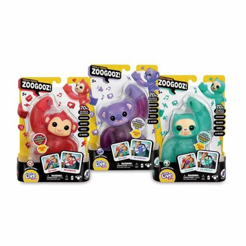 Famosa|Animal de Estimação Interativo Famosa  Zoogooz Little Live Pets  17 cm