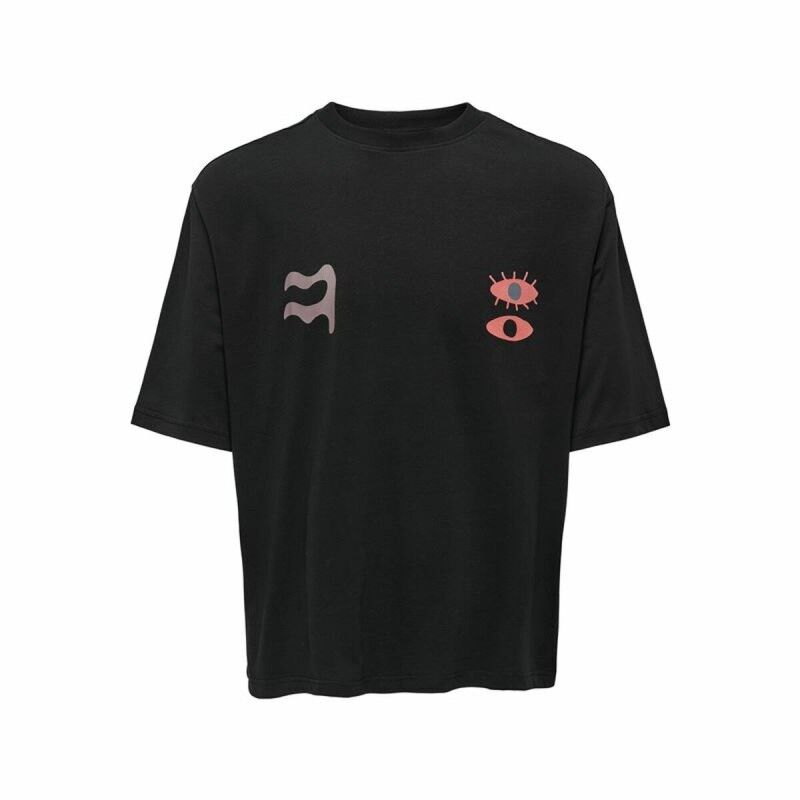 Only & Sons|Camisola de Manga Curta Homem Only & Sons Onslenny Ovz Element Preto Only & Sons|Camisola de Manga Curta Homem Only & Sons Onslenny Ovz Element Preto