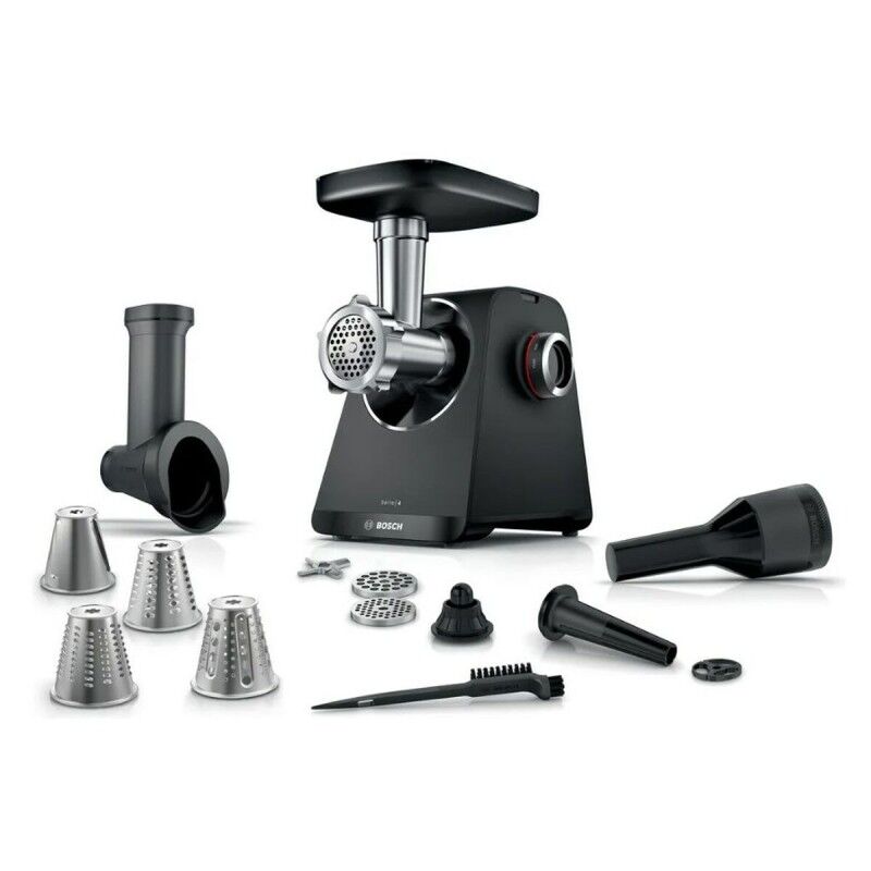 BOSCH|Picadora BOSCH MFWS440B Preto Prateado Plástico 1900 W 2,5 Kg/min BOSCH|Picadora BOSCH MFWS440B Preto Prateado Plástico 1900 W 2,5 Kg/min