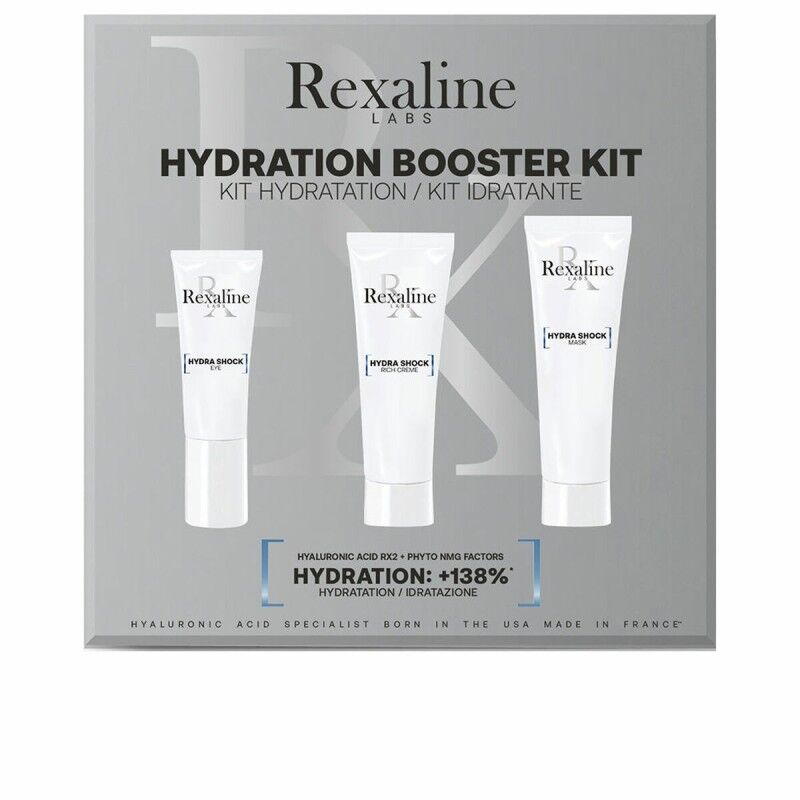 Rexaline|Conjunto de Cosmética Rexaline Hydra Shock Hydration 3 Peças Rexaline|Conjunto de Cosmética Rexaline Hydra Shock Hydration 3 Peças