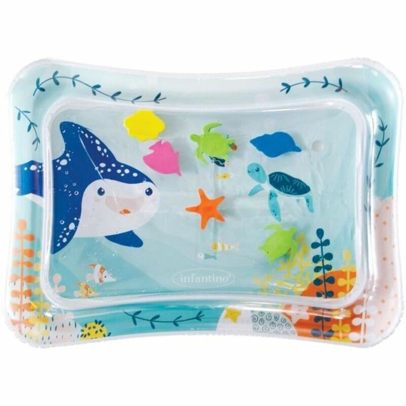 Infantino|Tapete de Jogos Insuflável com Água para Bebé Infantino Multicolor Oceano Infantino|Tapete de Jogos Insuflável com Água para Bebé Infantino Multicolor Oceano