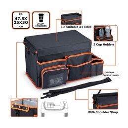 Black & Decker|Organizador para Automóvel Black & Decker Refrigerador