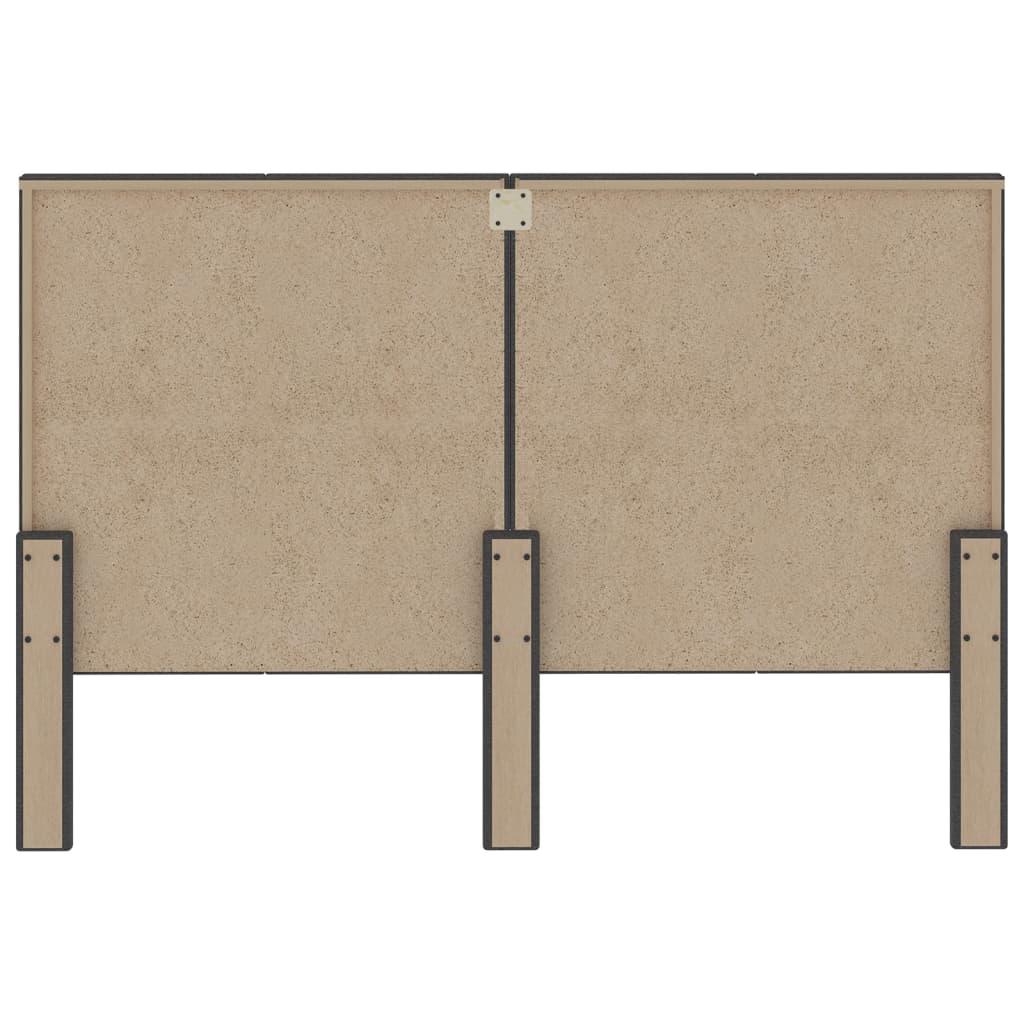 vidaXL Cabeceira de cama 180x200 cm tecido cinzento-escuro