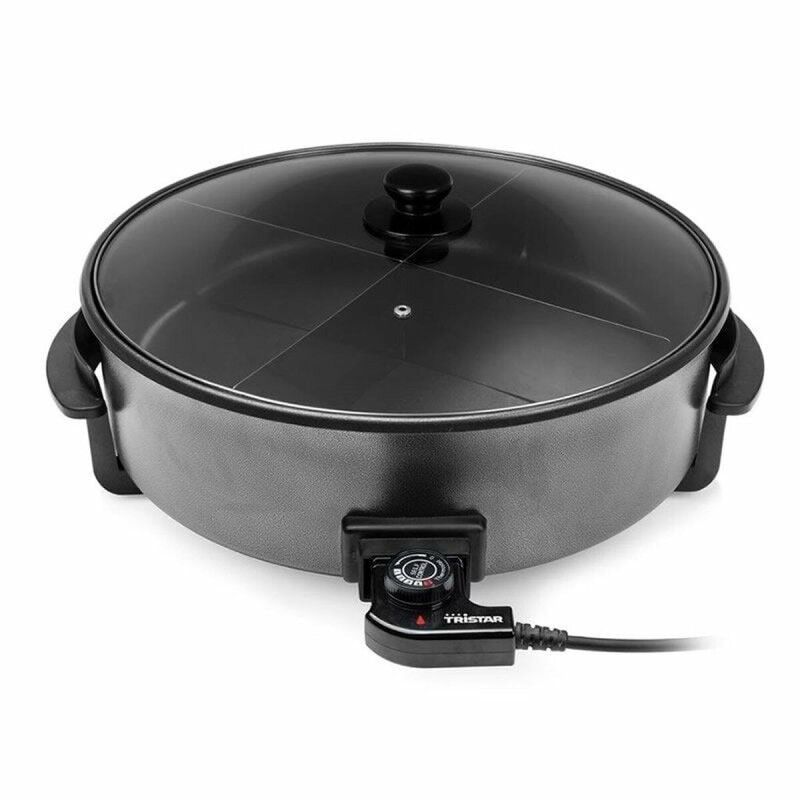 Tristar|Caçarola Elétrica Tristar PZ-9145 1500 W Ø 40 cm Preto Metal Tristar|Caçarola Elétrica Tristar PZ-9145 1500 W Ø 40 cm Preto Metal