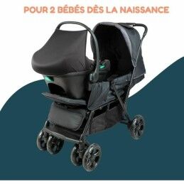 Bambisol|Carrinho de passeio para bebê Bambisol Preto