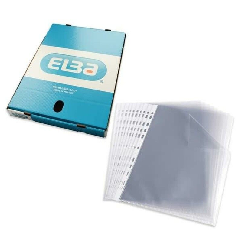 Elba|Capas Elba Transparente A4 (100 Unidades) Elba|Capas Elba Transparente A4 (100 Unidades)