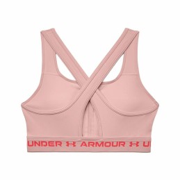 Sutiã Desportivo Under Armour Crossback Mid Cor de Rosa