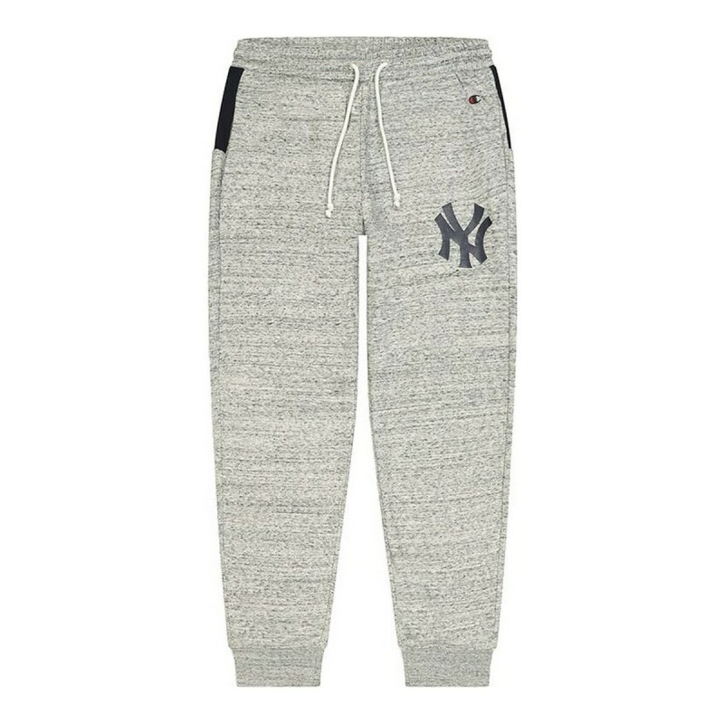 Calças Desportivas Champion Rib Cuff MLB NNY Homem Cinzento claro