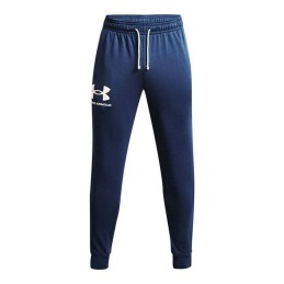 Calças Desportivas Under Armour Jogger Rival Terry Azul escuro Homem