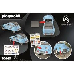 Playmobil|Playset de Veículos Playmobil Azul Carro 57 Peças