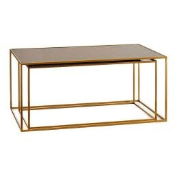 Home ESPRIT|Mesa de apoio Home ESPRIT Preto Metal 60 x 30 x 60 cm
