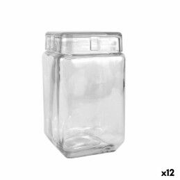 MasterChef|Lancheira Hermética MasterChef Cinzento Transparente Quadrado 1,1 L (6 Unidades)