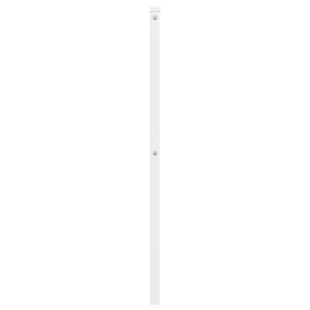 vidaXL Cabeceira de cama 107 cm metal branco