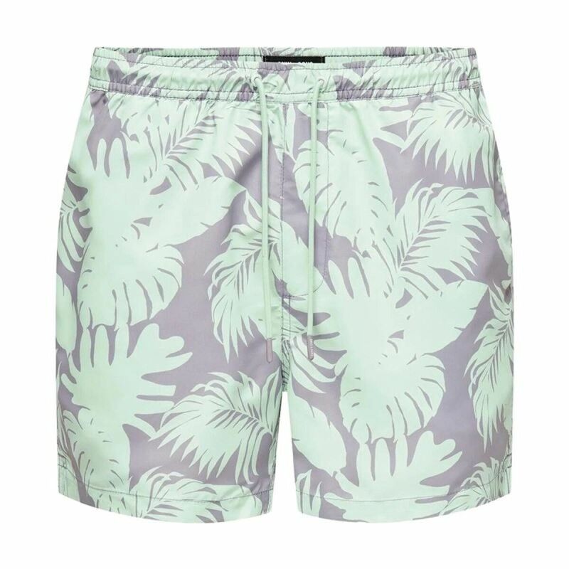 Only & Sons|Calção de Banho Homem Only & Sons Onsted Life Flower 2 Água-marinha Only & Sons|Calção de Banho Homem Only & Sons Onsted Life Flower 2 Água-marinha