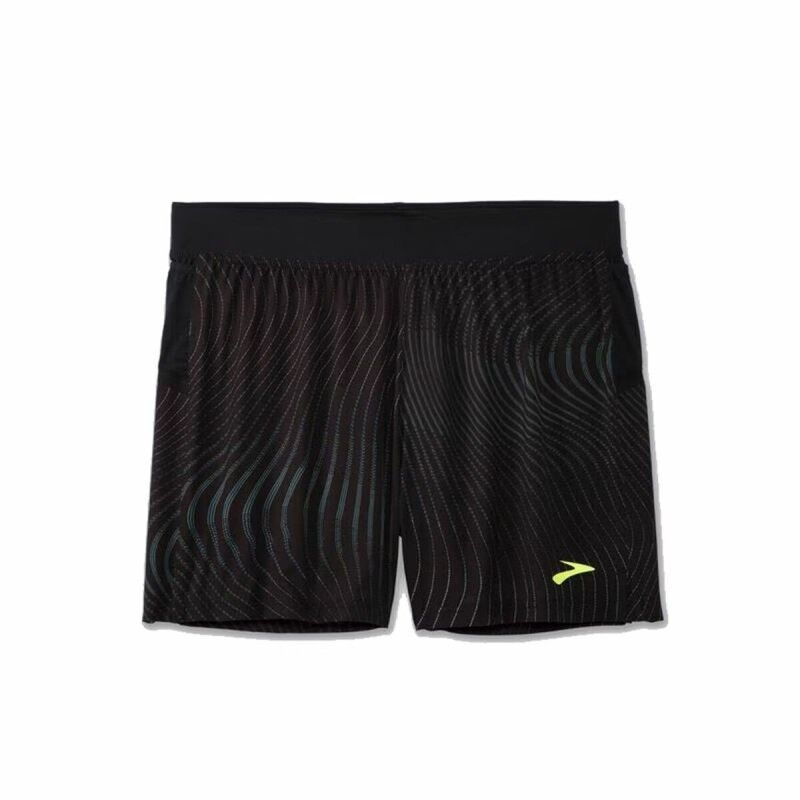 Brooks|Calções de Desporto para Homem Brooks Sherpa 5" Preto Brooks|Calções de Desporto para Homem Brooks Sherpa 5" Preto
