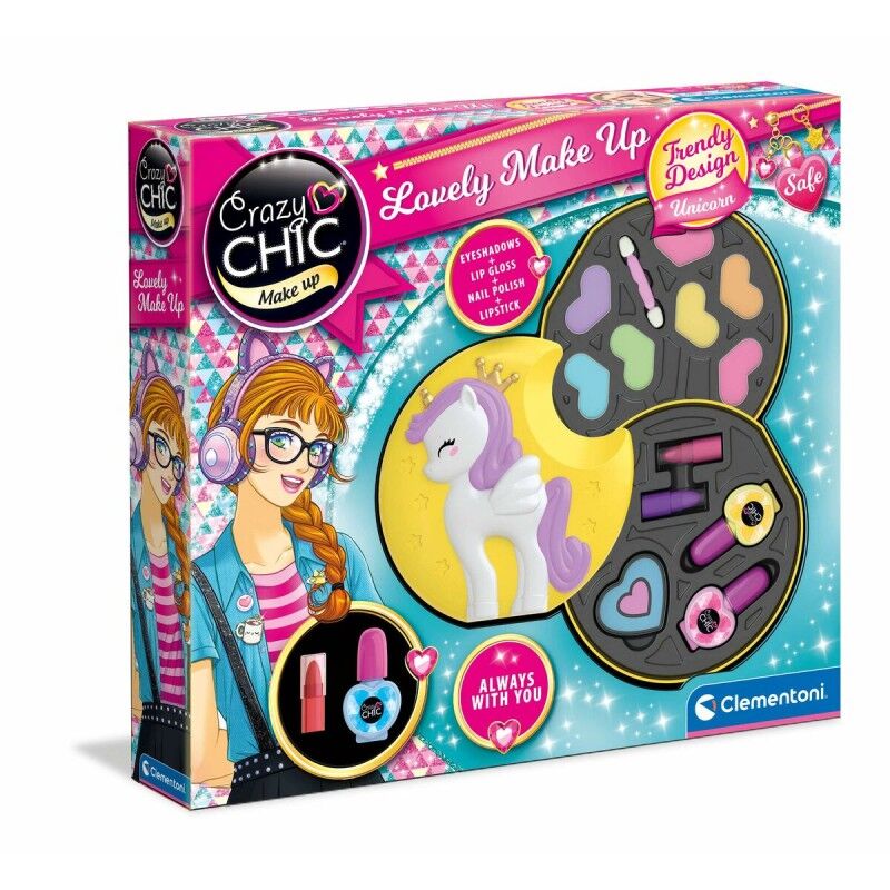 Clementoni|Conjunto de Maquilhagem Infantil Clementoni 18643 Branco Multicolor