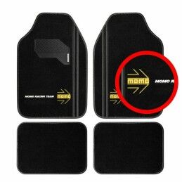 MOMO|Tapete para o Carro MOMO MomlCM4A8BK Branco/Preto Universal